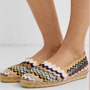 Missoni x Castaner Kenda Espadrille Flats Colorful Knit Size 36 (US 6)